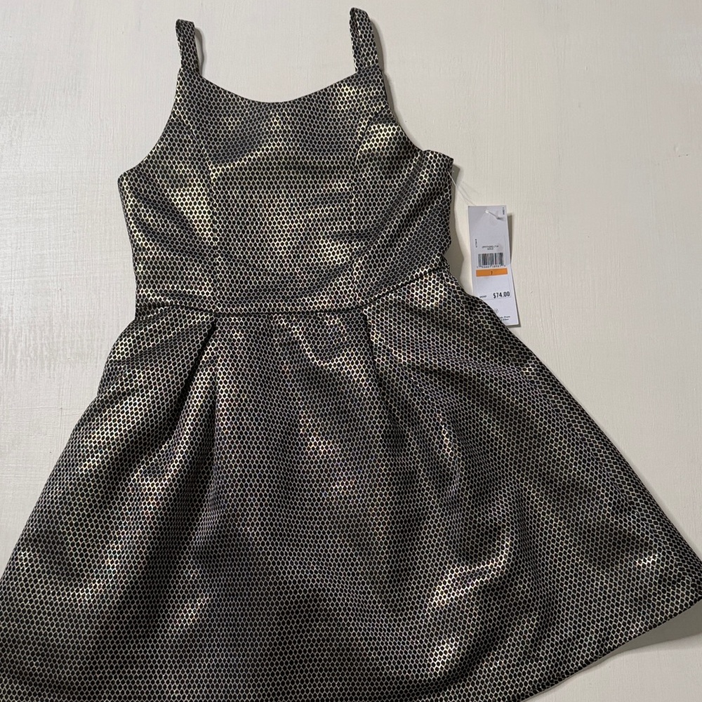Zac Posen Black/Gold dress